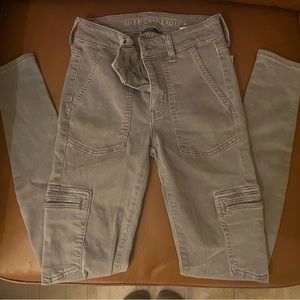 American eagle cargo Jegging, grey 00